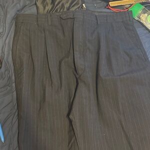 Vintage Burberrys Black Pinstripe Trousers